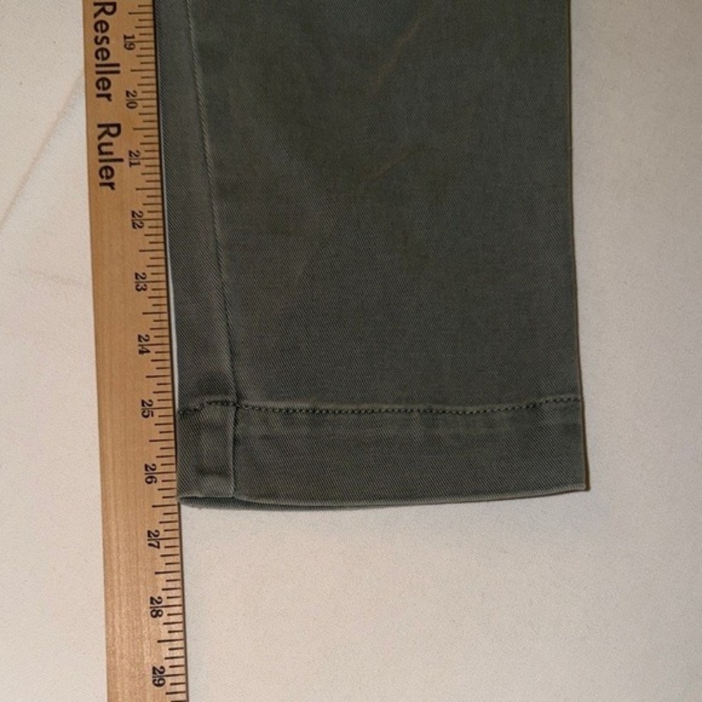Hudson Los Angeles Womens Olive Green Cargo Pants Stretch Utility Size 25 - Picture 9 of 10